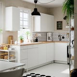 KNOXHULT Cuisine d'angle, blanc