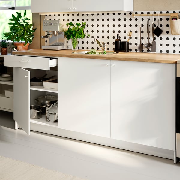 KNOXHULT Cuisine d'angle, blanc