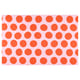 KÖRFÄLTSPIL Paillasson, rose orange/à cercles, 2 ' 0 "x2 ' 11 "