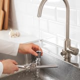 KONCIS Presse-ail, acier inox