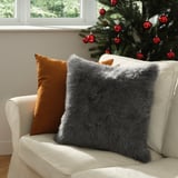 KRÅKKRASSING Housse de coussin, gris clair, 20x20 "