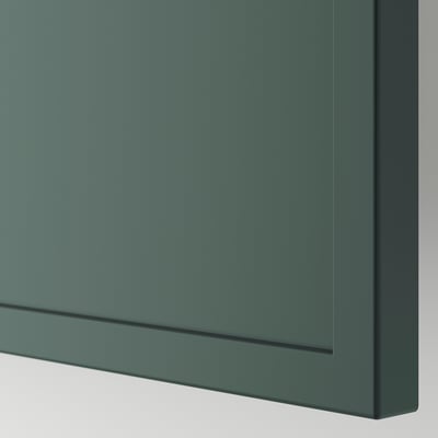 KRUKMAKARE Porte, gris-vert foncé, 23 1/2x25 1/8 "