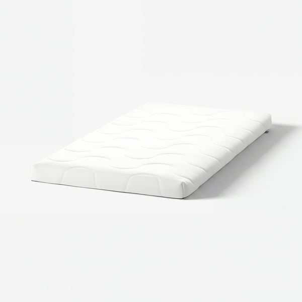 KRUMMELUR Matelas mousse pour lit de bébé, 27 1/2x52 "