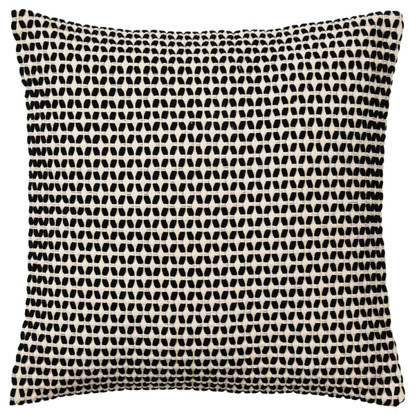 Coussin noir, coussin noir et blanc, coussin beige et noir, coussin noir et  blanc design