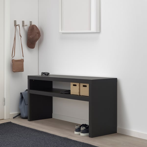LACK Console, brun-noir, 55 1/8x15 3/8 "