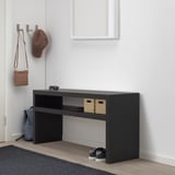 LACK Console, brun-noir, 55 1/8x15 3/8 "