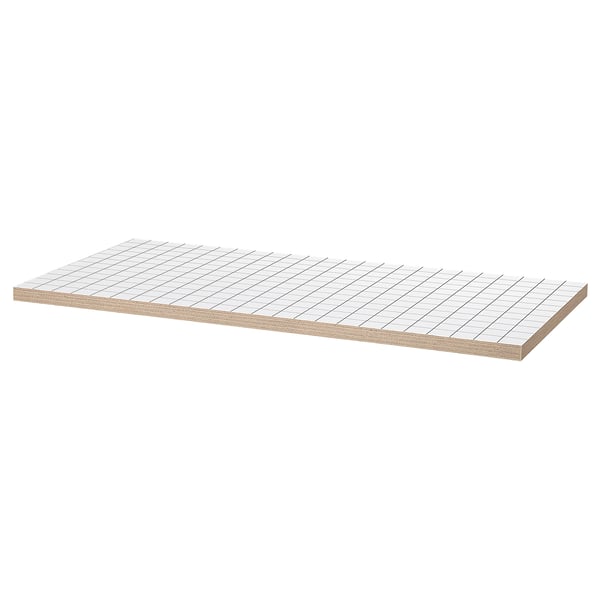 LAGKAPTEN Plateau de table, blanc/anthracite, 47 1/4x23 5/8 "