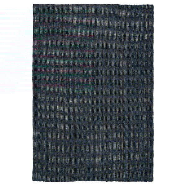 LANDBANA Tapis tissé plat, bleu foncé, 5 ' 3 "x7 ' 7 "