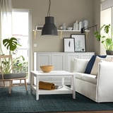 LANDBANA Tapis tissé plat, bleu foncé, 7 ' 10 "x9 ' 10 "