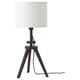 LAUTERS Lampe de table, brun frêne/blanc