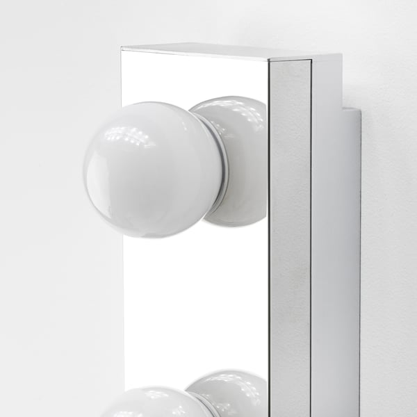 LEDSJÖ Applique à DEL, acier inox, 24 "
