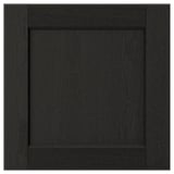 LERHYTTAN Façade de tiroir, teinté noir, 15x15 "