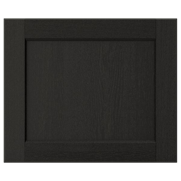 LERHYTTAN Façade de tiroir, teinté noir, 18x15 "