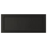 LERHYTTAN Façade de tiroir, teinté noir, 36x15 "