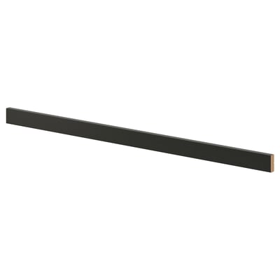 LERHYTTAN Plinthe décorative, teinté noir, 87 "