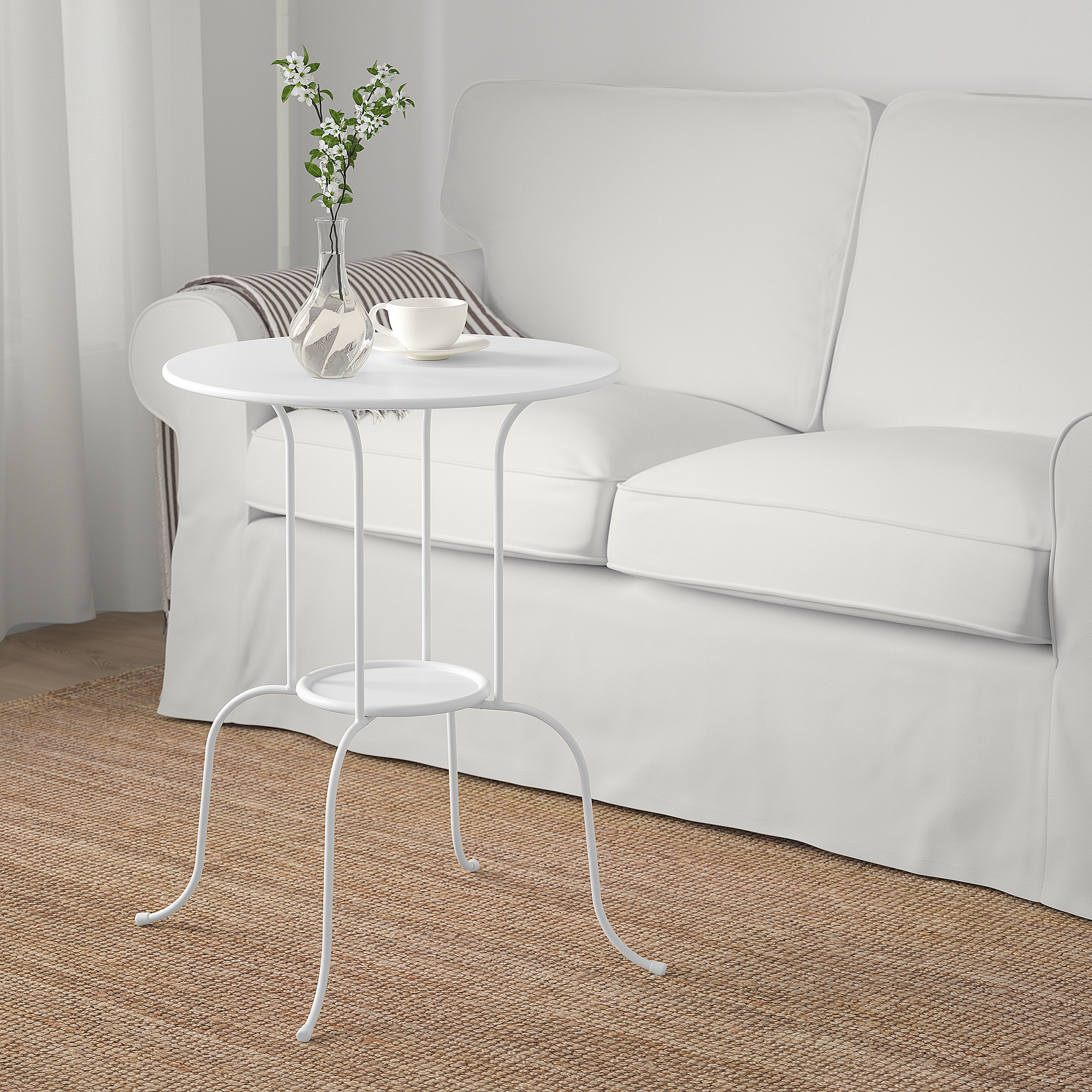 LINDVED Table d'appoint, blanc, 50x68cm. Magasinez sur fr.IKEA.ca IKEA