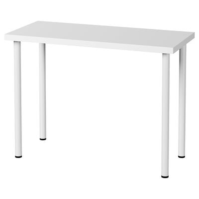LINNMON / ADILS Table, blanc, 39 3/8x17 3/4 "