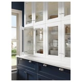 LOCKEBO Comptoir sur mesure, blanc effet marbre scintillant/composite en fibres de verre, 1 1/8 "