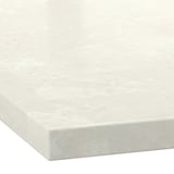 LOCKEBO Comptoir sur mesure, gris clair/blanc marbré/composite en fibres de verre, 1 1/8 "