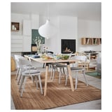LOHALS Tapis tissé plat, écru, 6 ' 7 "x9 ' 10 "