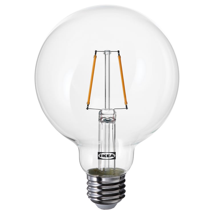 LUNNOM ampoule DEL E26 150 lumens, sphérique clair, 95 mm (4") IKEA CA