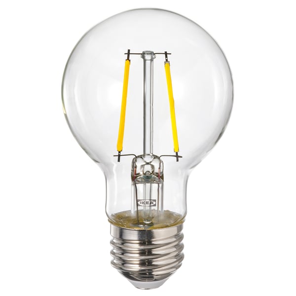 LUNNOM Ampoule DEL E26 150 lumens, sphérique clair