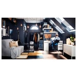 LYCKSELE MURBO Causeuse-lit, Knisa gris clair