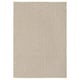 Option : LYDERSHOLM Tapis tissé plat, int/extérieur, beige, 5 ' 3 "x7 ' 7 "