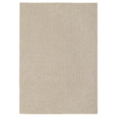 LYDERSHOLM Tapis tissé plat, int/extérieur, beige, 5 ' 3 "x7 ' 7 "