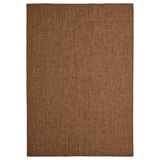 LYDERSHOLM Tapis tissé plat, int/extérieur, brun moyen, 5 ' 3 "x7 ' 7 "