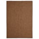 Option : LYDERSHOLM Tapis tissé plat, int/extérieur, brun moyen, 5 ' 3 "x7 ' 7 "