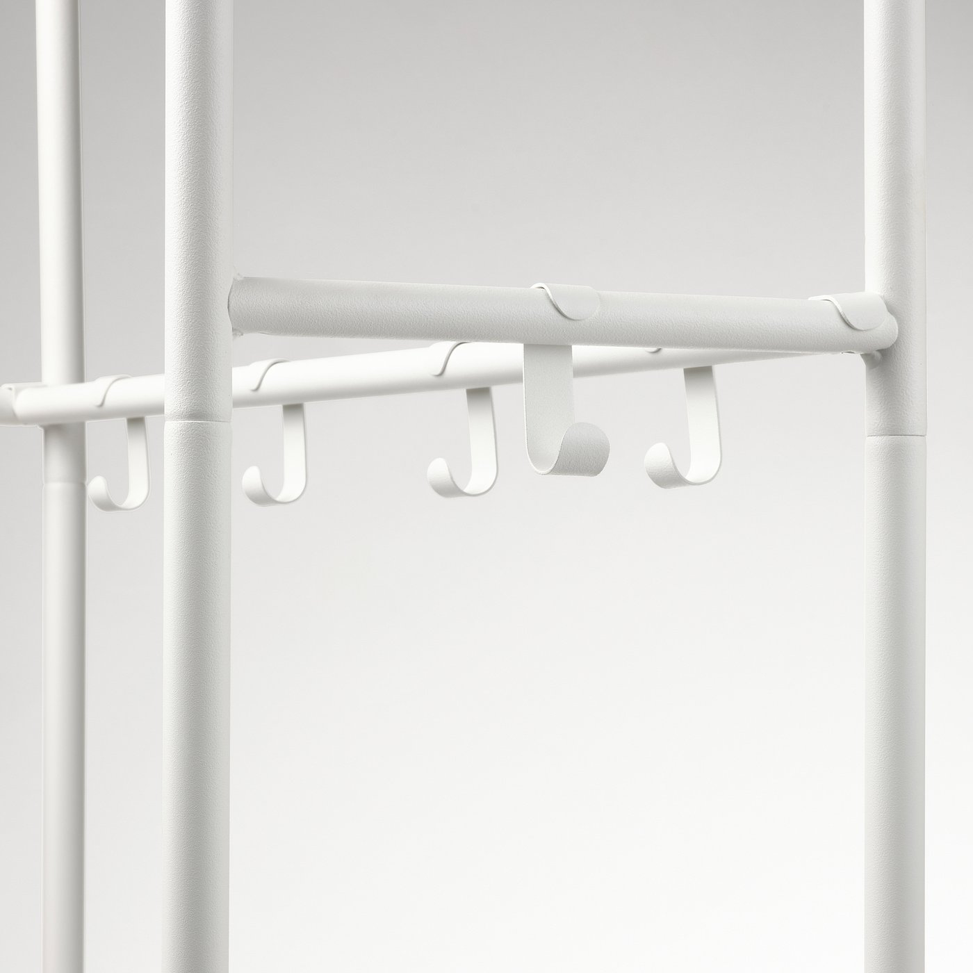 Meuble IKEA MACKAPÄR – Porte-manteau Avec Rangement Chaussures – 78x32x200 Cm – Blanc – Neuf