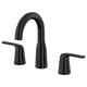 MACKSJÖN Mélangeur lavabo 3 trous, noir, 8 "
