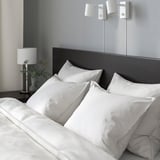 MALM Structure de lit avec matelas, brun-noir/Vesteröy mi-ferme, Très grand 2 places