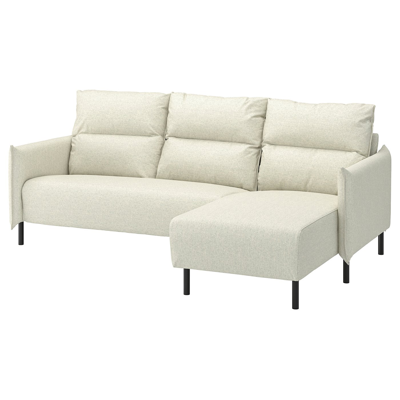 MANNARP canapé avec méridienne, Gunnared beige - IKEA CA