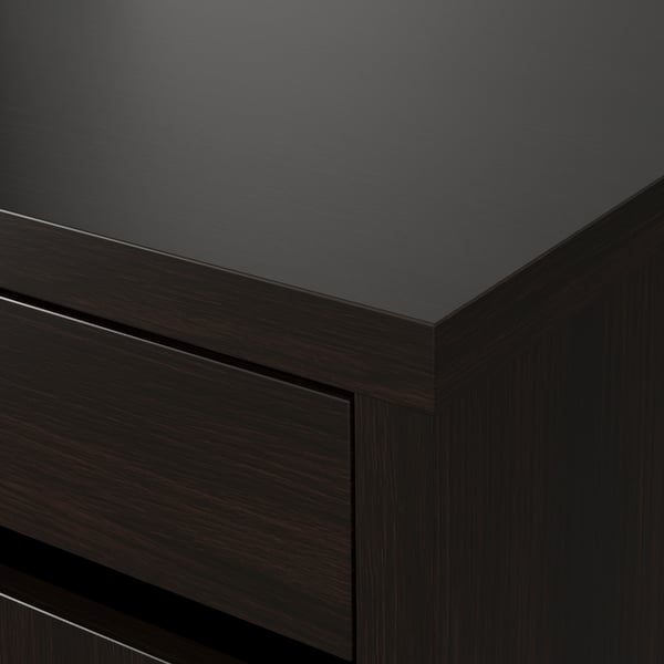 MICKE Bureau, brun-noir, 41 3/8x19 5/8 "