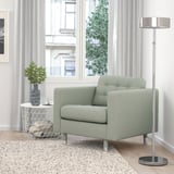 MORABO Fauteuil, Gunnared vert clair/métal