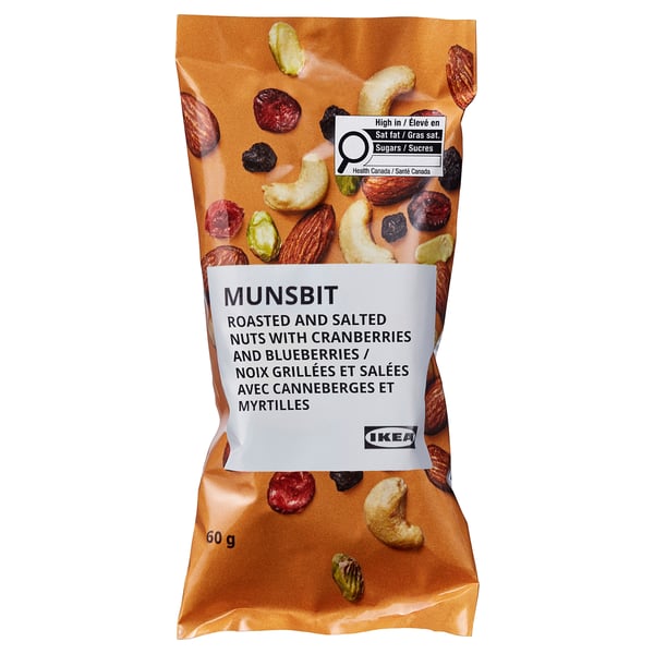 MUNSBIT Mélange de baies et noix grillées, salé, 2 oz