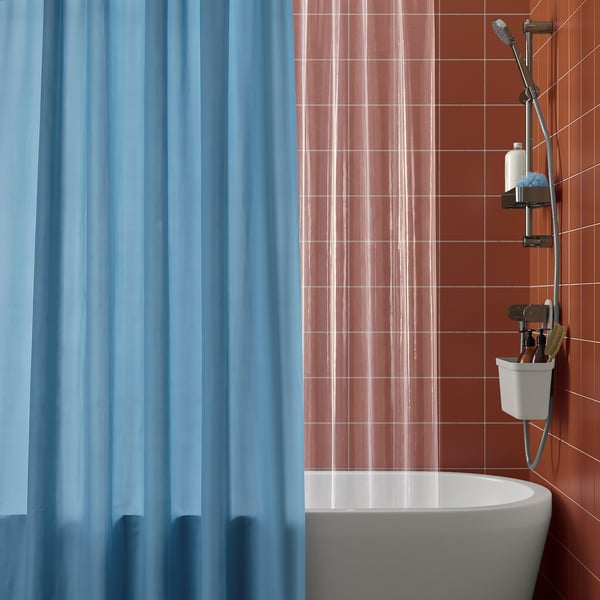 NÄLK Doublure de rideau de douche, transparent, 71x71 "