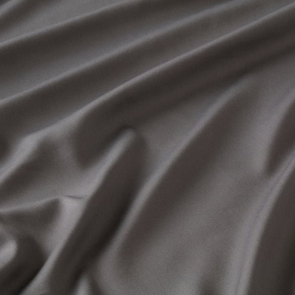 NATTJASMIN Drap plat, gris foncé, Lit 1 place, très grand