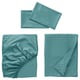 NATTJASMIN Ensemble draps, bleu-vert, Grand 2 places