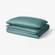 NATTJASMIN Housse de couette et taie(s), bleu-vert, 1 place