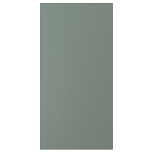 NICKEBO Panneau latéral de finition, mat gris-vert, 15x31 1/8 "
