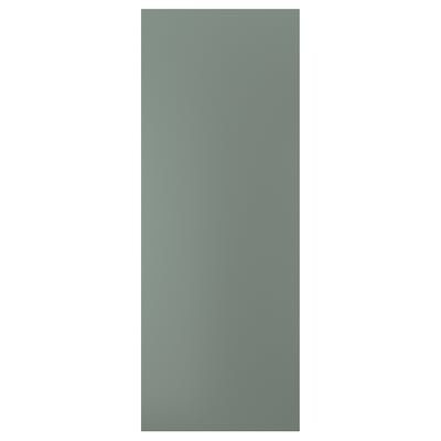 NICKEBO Panneau latéral de finition, mat gris-vert, 36x96 "
