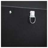 NIMM Boîte de rangement avec couvercle, noir, 9 ¾x13 ¾x6 "