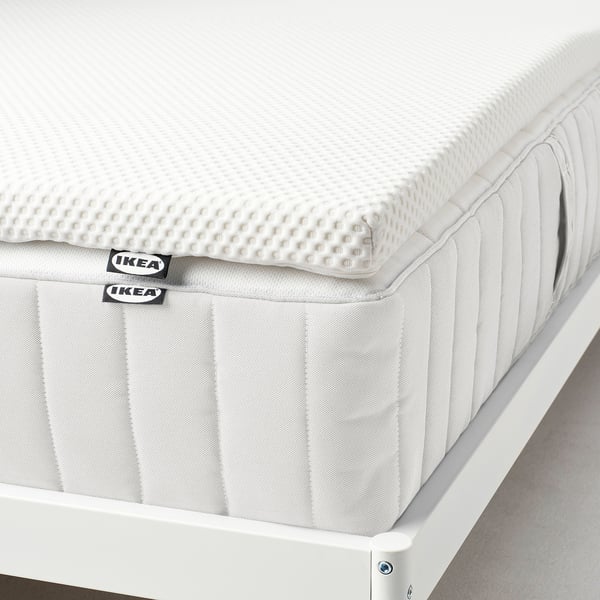 NORDBERGET Surmatelas, blanc, Deux places