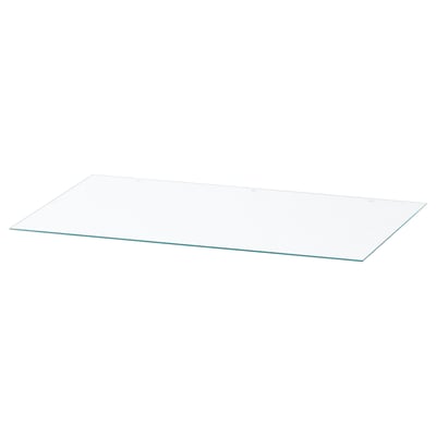 NORDLI Plateau en verre, transparent, 31 1/2x18 1/2 "