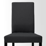 NORDVIKEN / KÄTTIL Table et 2 chaises, noir/Knisa gris foncé, 29 1/8/41x29 1/8 "