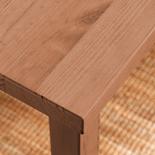 NORDVIKEN Table à rallonge, teinture à l'ancienne, 59 7/8/87 3/4x37 3/8 "