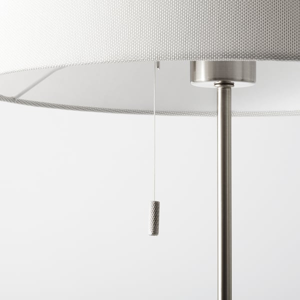 NYFORS Lampadaire, nickelé blanc